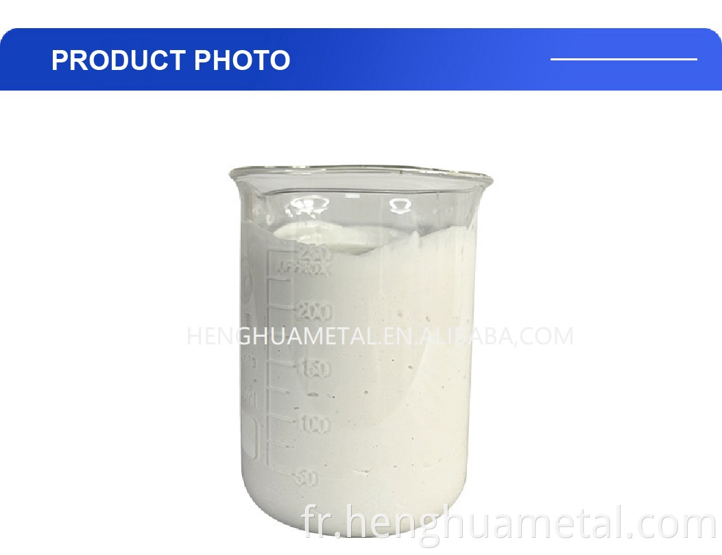 Henghua 2022 Buffond blanc liquide cire métallique